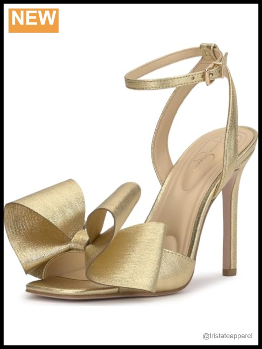 Satin Bow Heeled Sandal Open Toe Ankle Strap Stiletto